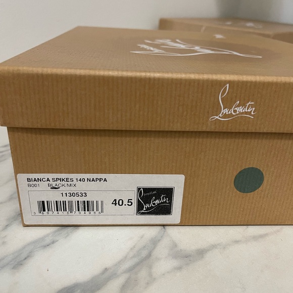 Christian Louboutin Bianca Spikes 140 Nappa - Picture 2 of 11